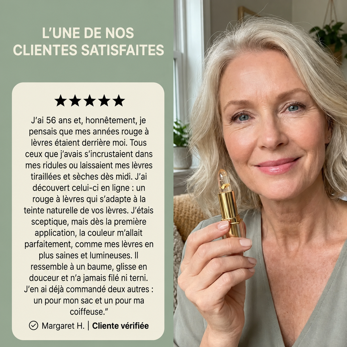 SENIUM – Rouge à lèvres pour lèvres matures