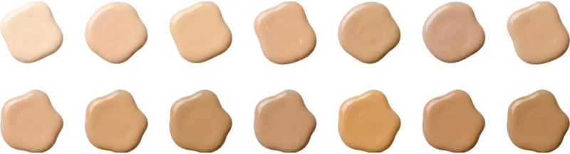 Nuancier du fond de teint adaptatif Navellya