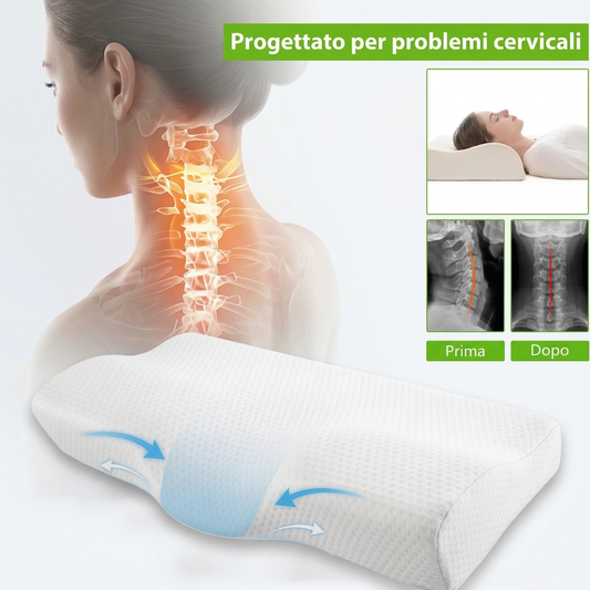 Therapeutic cervical pillow