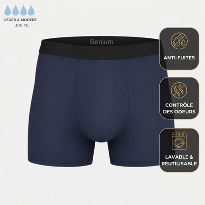 Boxer homme anti-fuites pour une protection toute la journée