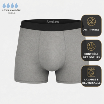 Boxer homme anti-fuites pour une protection toute la journée