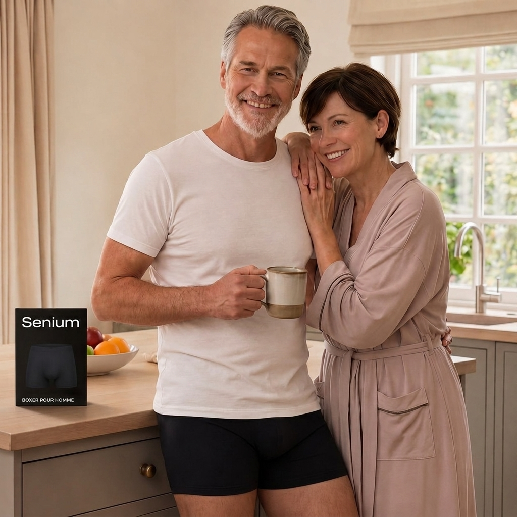 Boxer homme anti-fuites pour une protection toute la journée
