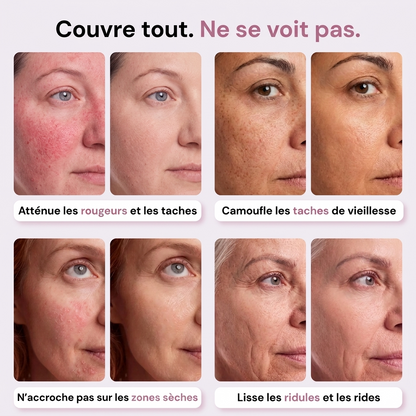 Couvre tout, ne se voit pas : avant et après