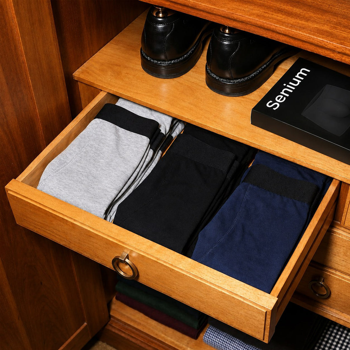 Boxer homme anti-fuites pour une protection toute la journée